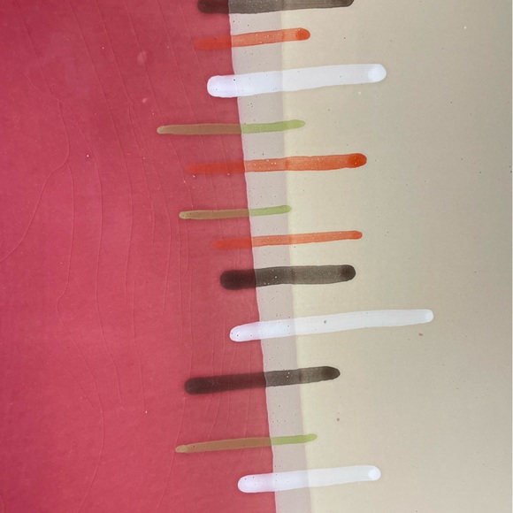 60s vibe boho cottagecore ceramic platter. Great condition, no chips or cracks. - Picture 3 of 7